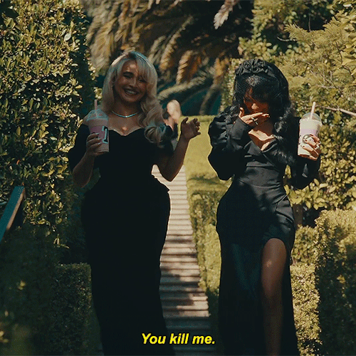 SABRINA CARPENTER AND JENNA ORTEGA TASTE (2024) Dir. Dave Meyers