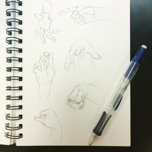 More practice hand sketches Alexwolfen15- tumblr and YouTube #sketches #sketch #handssketch #handske