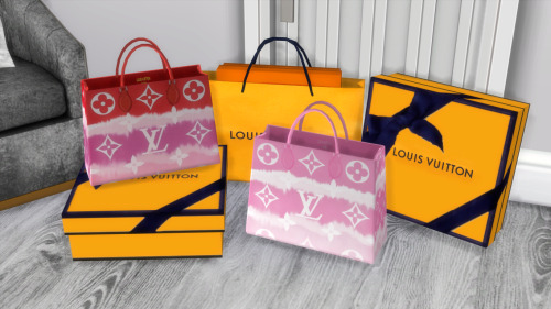 platinumluxesims: LOUIS VUITTON ONTHEGO TOTE VOL.2 So here are the Red &amp; Pink versions of my