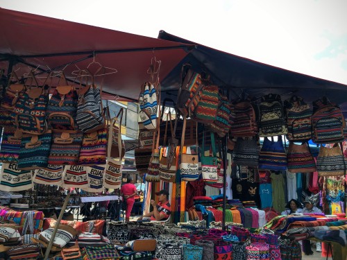 Last days have been quite busy so finally another post about Ecuador. This is the market of Otavalo.