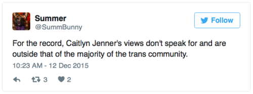 slackmistress:micdotcom:Caitlyn Jenner’s hypocritical transphobia sparks backlashA recent inte