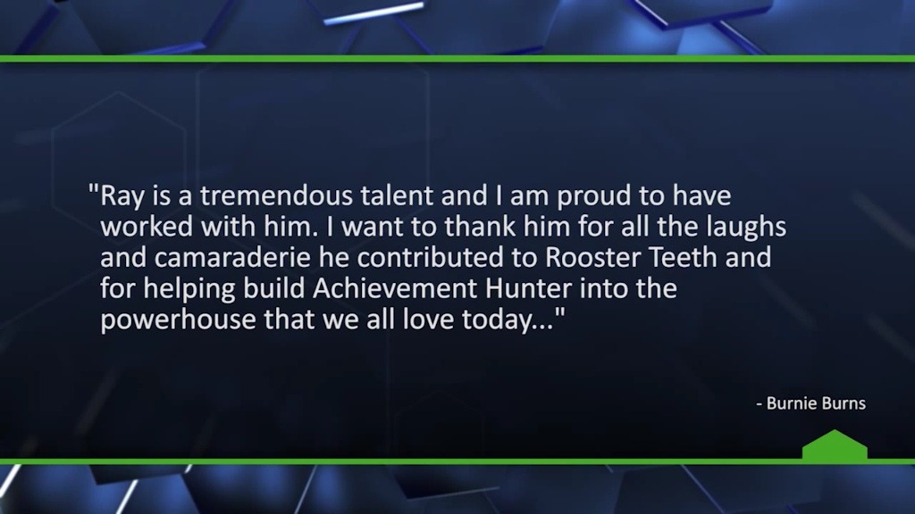 rooster-tumble:  I’m not crying, you are. Ray you were an awesome member of the