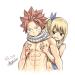 incorrect-ft-ez-quotes:Natsu: what are you doing…? Lucy: What? Not my fault they feel so nice.Natsu: Please stop…Lucy: *whispers into his ear* Payback time you little shit.