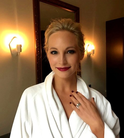 accolalove: Candice Accola King getting ready for The Planned Parenthood Gala