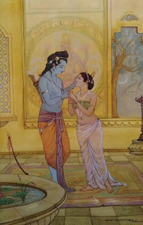 Sita and Rama by Monal Kohad 
