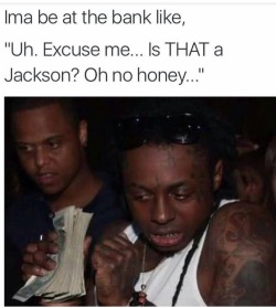 theimaginarythoughts:  thickasschocolatemermaid:  right! I want all my shit in Harriet Tubman twenties. 💅🏾💁🏾  I can picture the future of rap lyrics now🤔.