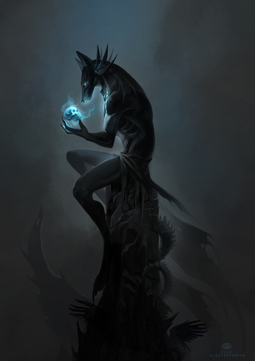 the-clockmakers-daughter:  awesomedigitalart:  In Darkness he waits by AlectorFencer  ༺ Can You Handle a Twisted Fairy Tale? ༻ 