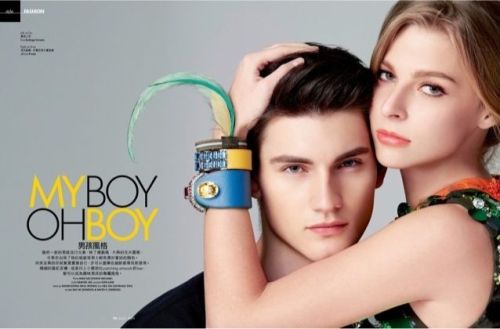 ZAC W &amp; NIVES V FOR ELLE MEN HONG KONG MAGAZINE My Boy Oh Boy - Fashion models Zac W is