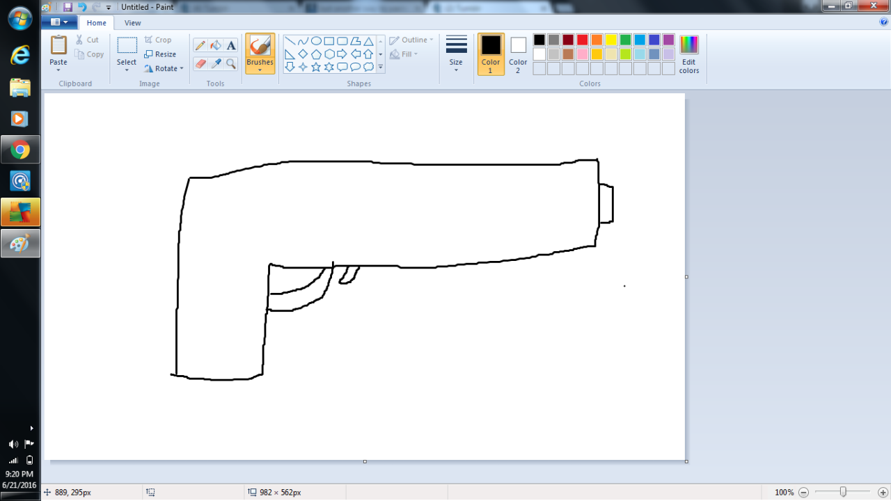 ellsworlds:  ohnoesitsit:  ellsworlds:  how the fuck do you draw a gun  tutorial: