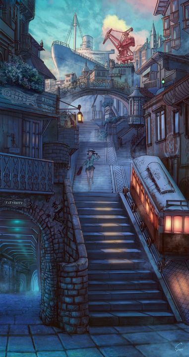 elpiratafriki:  10 Awesome scenery anime