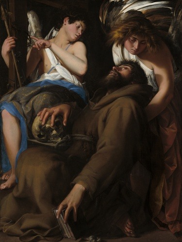 aic-european: The Ecstasy of Saint Francis, Giovanni Baglione, 1601, Art Institute of Chicago: Europ