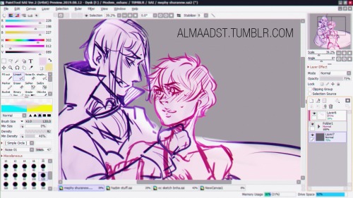 almaadst: Should I finish this sketch? （￣ε￣）I haven’t drawn anything for myself f