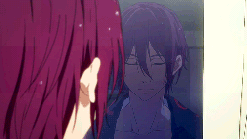 matsuoka-rinrin: Wet hair Rin appreciation