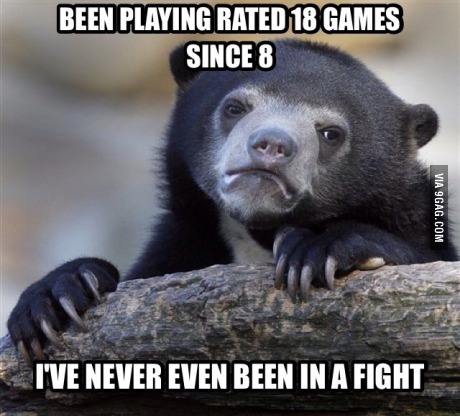 9gag:  And they try to blame games…