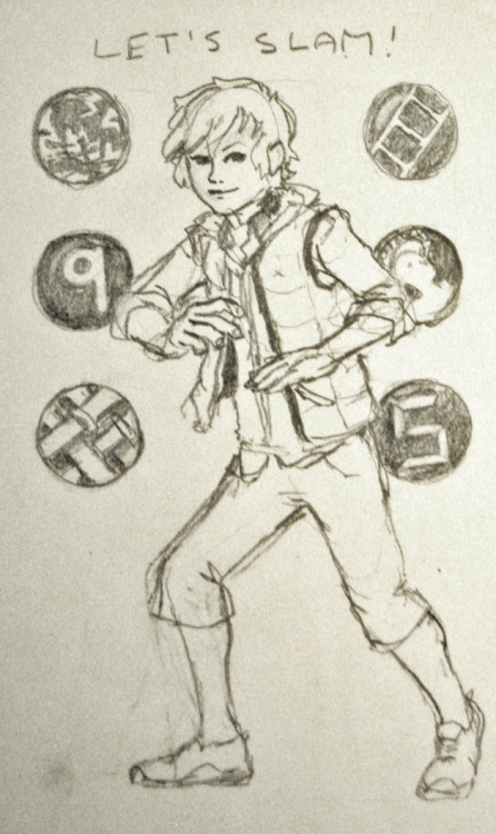 tropicalmandiblesattack: Twewy Junpei featuring the funyarinpa, ladder, pipes, and science boy as pi