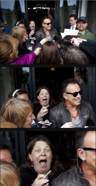 springsteenmemes:That’d be a pretty accurate depiction of me seeing Bruce up close.