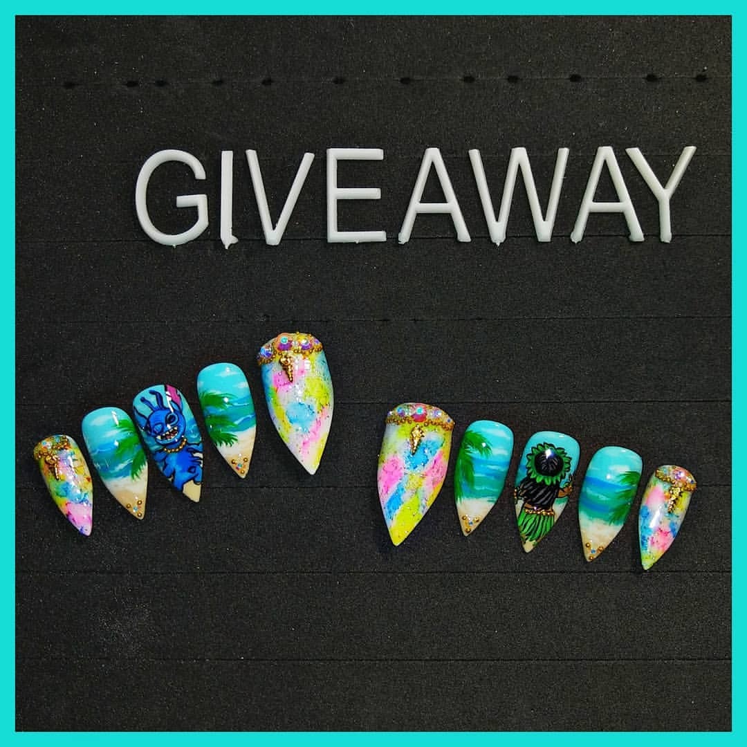 Lilo & Stitch custom press on nails #GIVEAWAY watch the video on my #youtube to enter ! Link in the bio. 😉🎉🎉
( https://youtu.be/a3UtLTSr_f8 )
https://www.instagram.com/p/B0DnzPyAKEx/?igshid=18f9kl00rsgri