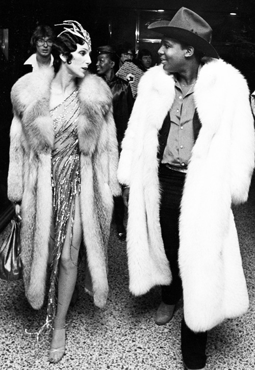 Cher + Sylvester and their furs. 