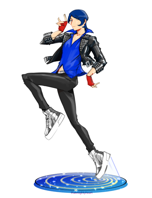 have been thinking a clearly normal amount about a p5d yusuke figure