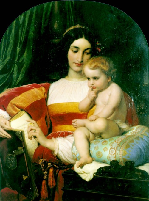 The Childhood of Pico della Mirandola (1842). Paul Delaroche (French, 1797-1856). Oil on canvas. Mus