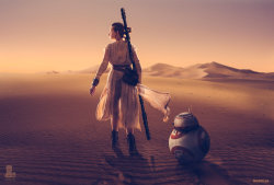 Rey and BB8 by truefd 