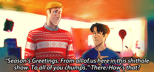 Leave it to me to update late. ¯\_(ツ)_/¯ Season's Greetings, you nerds! I hope the holidays have been treating all of you well! These losers will be back next year to resume their shenanigans and I’ve also got a bunch of projects planned for
