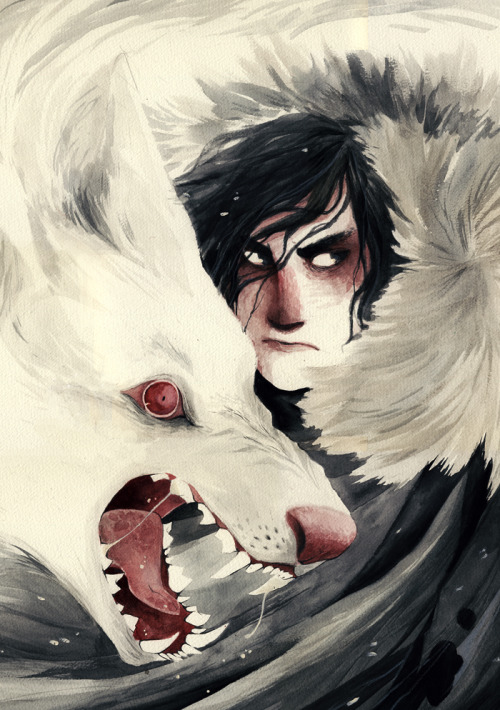 leppu:My piece from the Beyond the Wall- ASOIAF zine which is now up for order !!