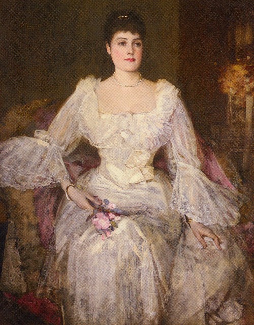 artbeautypaintings:Portrait of Lady Lyle - John Lavery