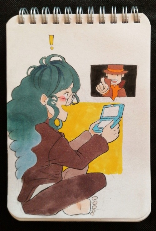  05.08.19. “Professor!Gonta (Professor Layton AU)”Context: Gonta discovers “Professor Layton&r