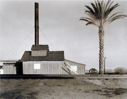 Wright Morris,Powerhouse and Palm Tree, Near Lordsburg, New Mexico, 1940Gelatin silver printCollecti