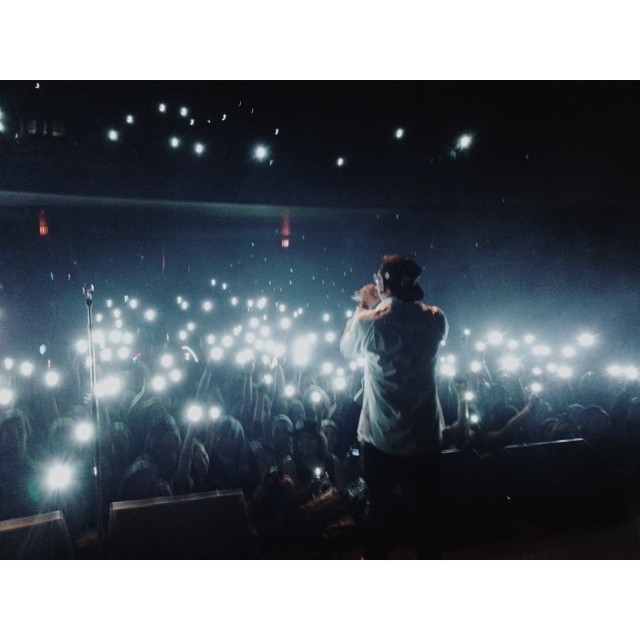 dpryde:  FIRST NIGHT OF #WINTOUR! Vancouver was INSANE! Thank you! Kelowna next!