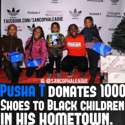 sancophaleague:   Pusha T recently gave away