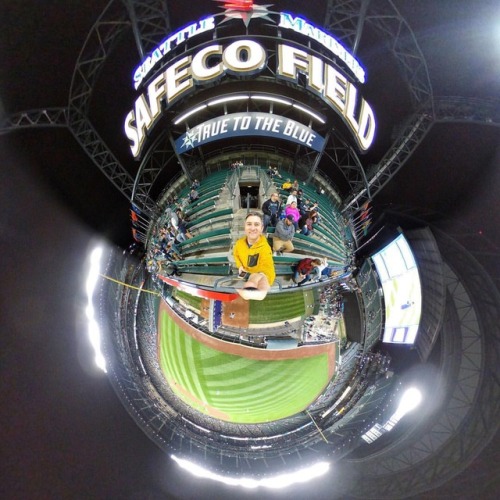 This is from the Mariners Vegan night at Safeco! . . . . . . . #tinyplanet #smallplanet #lifein360 #