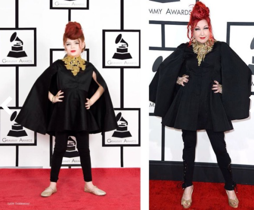 crazy-4-breezy:  phuckyopostff:  myownfashiionbook:  horansunshine:  2014 Grammy’s Red Carpet Mini-me Recreations x  Why couldn’t they do Beyonce omggggggg lmfaooooo 😭😭  i love when they do these  best part of Grammy night!! 