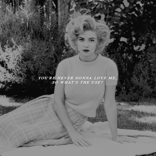 goddessesdaily:lana, marina, &amp; melanie + unrequited love