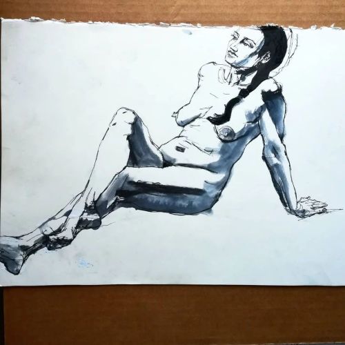 Come draw Sherry with us tonight!#lifedrawingsession #lifedrawing #figurativeart #figuredrawing #p