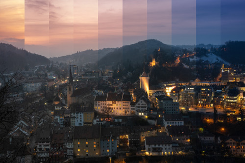 An other timeslice from the old town of Baden in Switzerland.