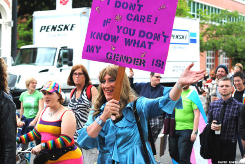 lgbtqblogs:Portland’s First Official Trans Pride March