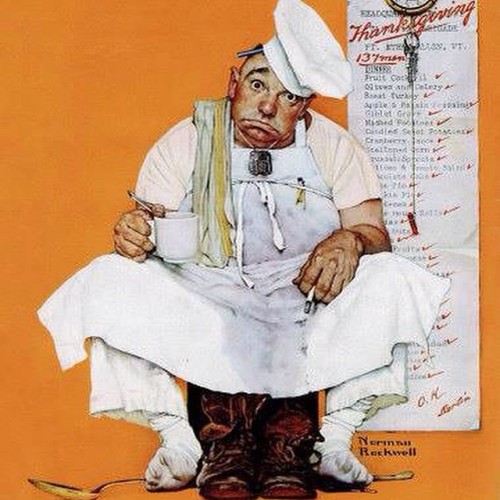 Norman rockwell tattoo painting