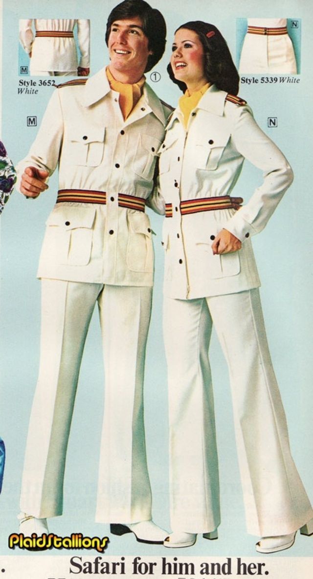 vintageeveryday:  35 absolutely cringeworthy his-and-hers fashions from the 1970s.