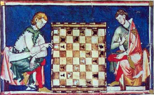 Libro de los Juegos, (Book of games), commissioned by Alfonso X of Castile, Galicia and León and com