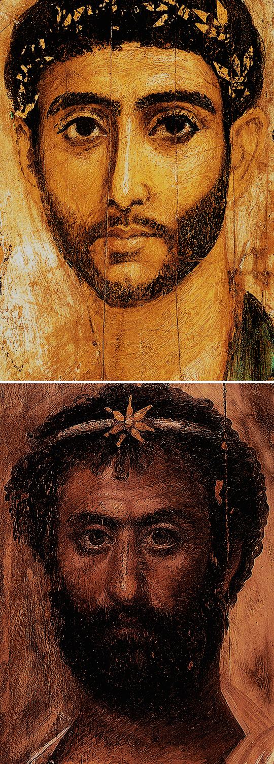 PAINTED MUMMY PORTRAITS OF EGYPTIANS DURING THE ROMAN PERIOD