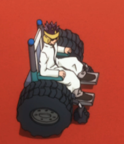 I like this guy’s wheelchair though. I mean it doesn’t seem that practical for like, daily life? Lik