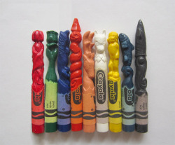 blazepress:  Amazing crayon art.