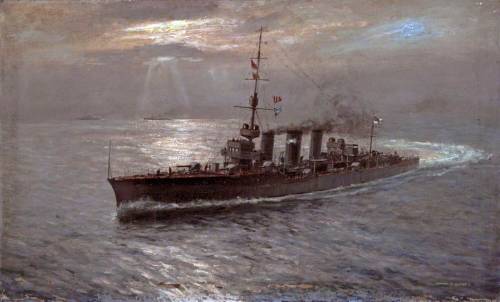 HMS Caroline - Arthur James Wetherall Burgess