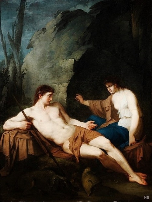 hadrian6:  Bacchus and Ariadne. 18th.century. Andrea Appiani. Italian. 1754-1817. oil on canvas. http://hadrian6.tumblr.com 