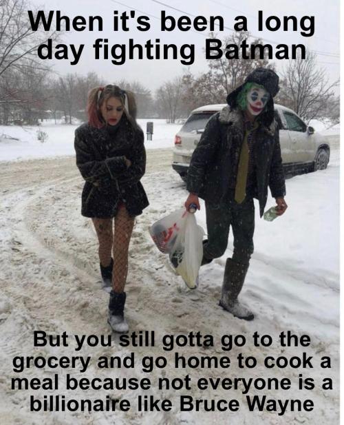 the-white-frost:srsfunny:even super villains gotta cook and clean@the-joker-hates-sjws