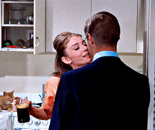 Audrey Hepburn And George Peppard As Holly Golightly And Paul Varjak BREAKFAST AT TIFFANY'S (1961) Dir.