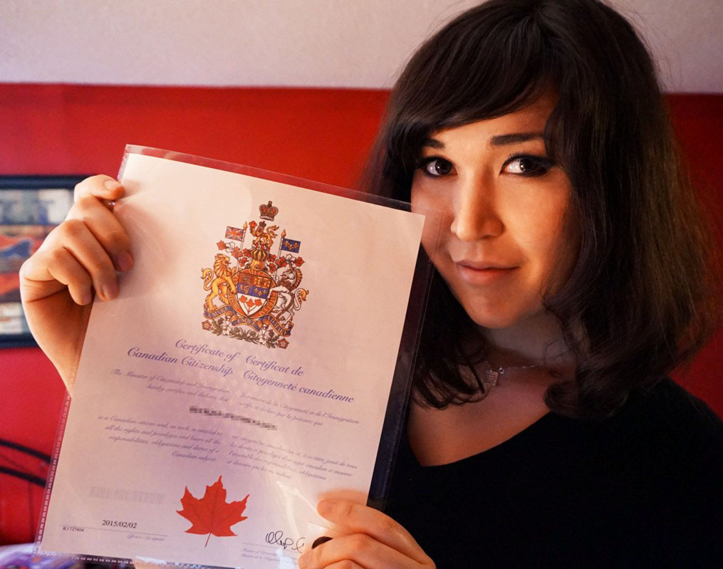 Yaay!!! Guess who just became a Canadian citizen? Let me introduce myself - Loyal