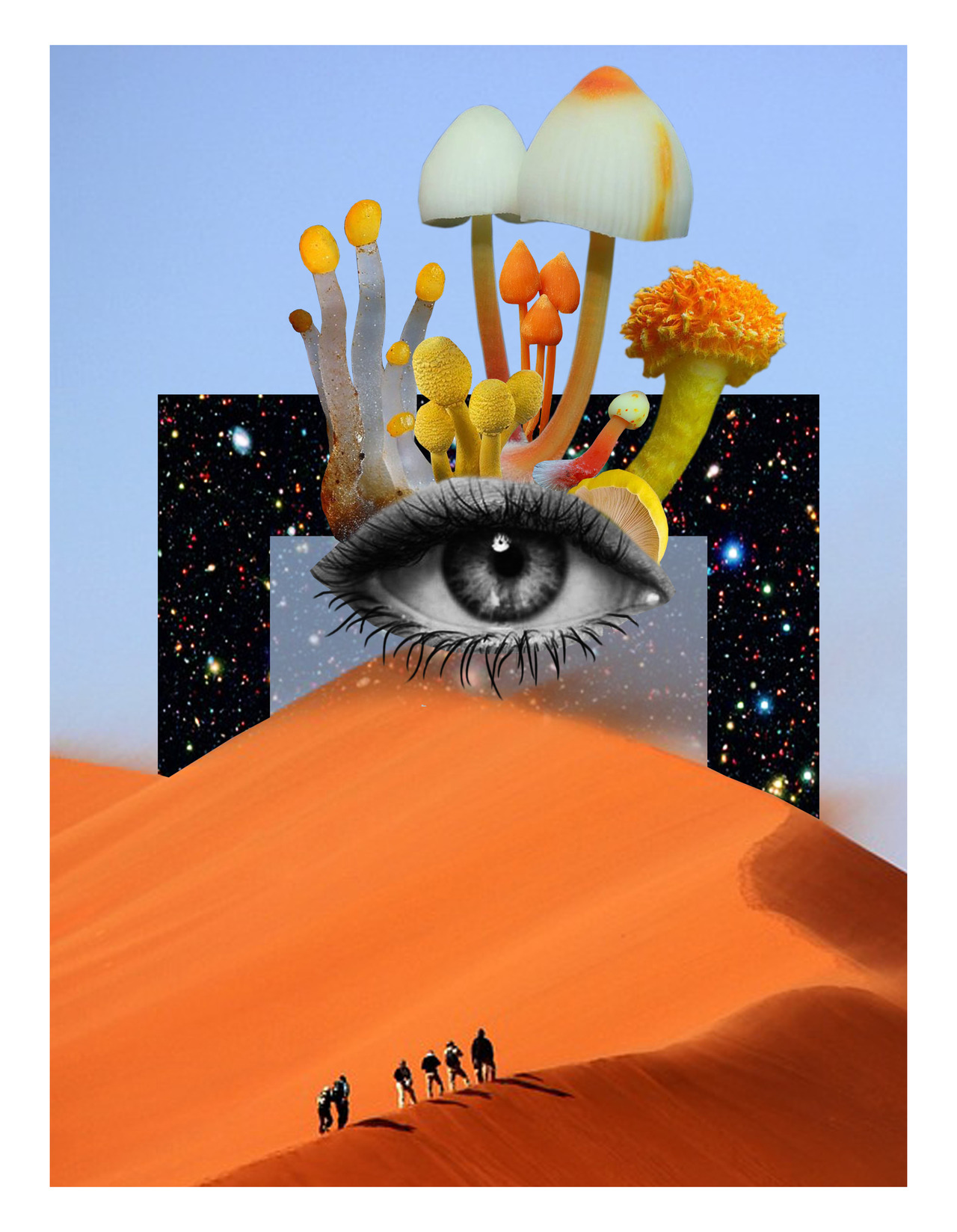THIS IS NOT HERE — BLACK HOLE MOUTH - Collage digital